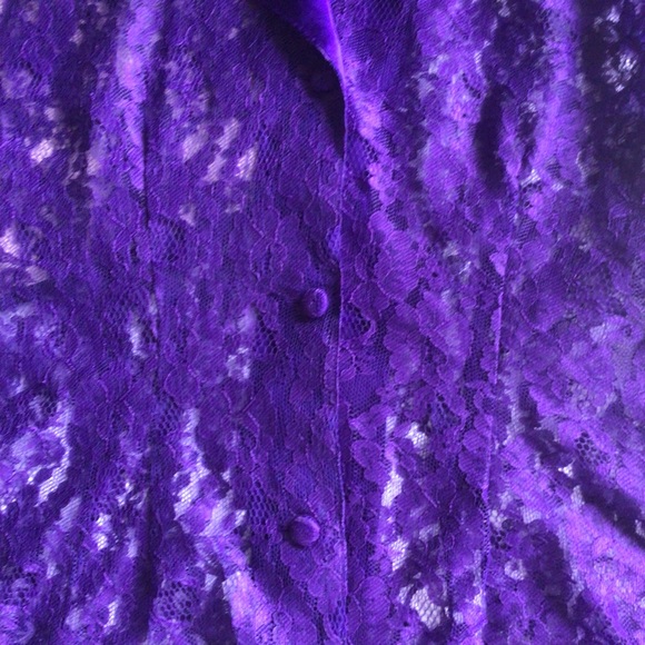 VICTORIAS SECRET GOLD LABEL VINTAGE LACE PAJAMA TOP MEDIUM. - Picture 7 of 16